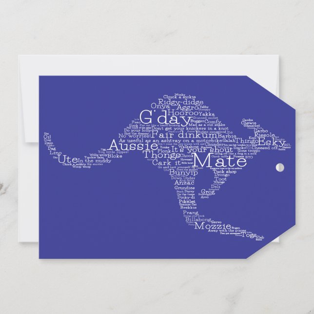 Kangaroo av australisk slang (Framsida)