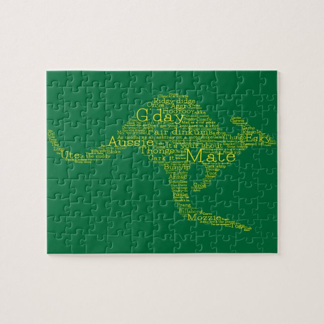 Kangaroo av australisk slang pussel (Horisontell)
