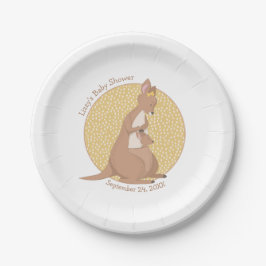 Kangaroo Baby Shower Gult Gender Neutral