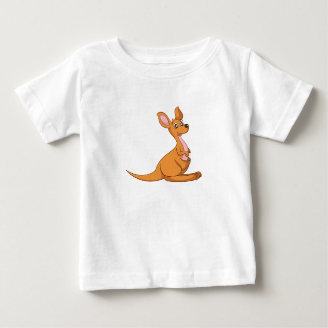 Kangaroo Baby T-Shirt (Framsida)