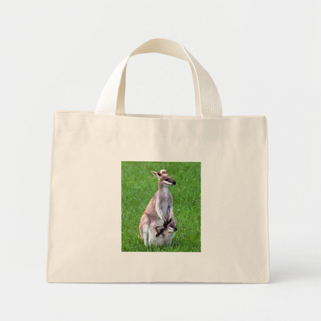 Kangaroo Bag Mini Tygkasse (Framsidan)