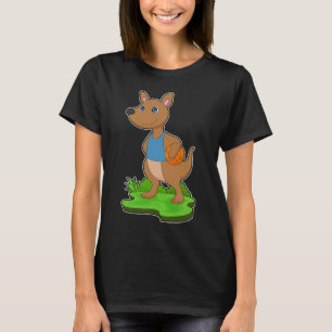 Kangaroo Basketball-spelare Basketball T Shirt