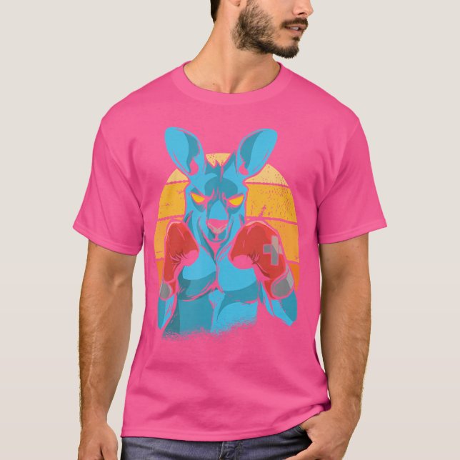 Kangaroo Boxer T Shirt (Framsida)