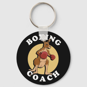 Kangaroo Boxing Coach Nyckelring