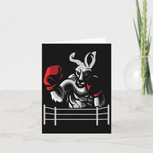Kangaroo - Boxing Kickboxer Boxer Kickboxing Fläkt Kort
