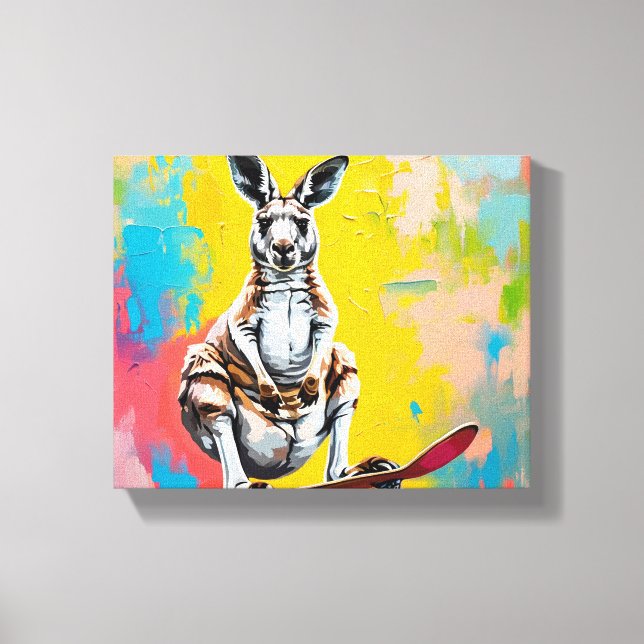 Kangaroo Canvas Art (Framsida)