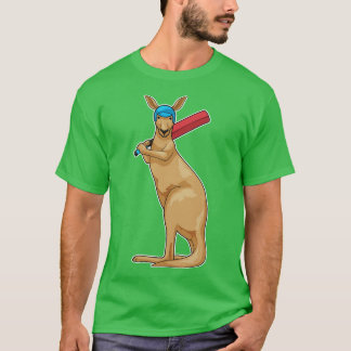 Kangaroo Cricket Cricket fladdermus T Shirt