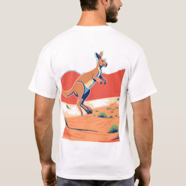 Kangaroo Design T Shirt