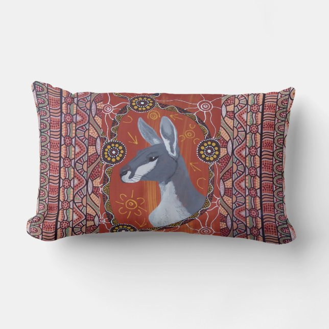 Kangaroo Dreaming Autumn Collection Cushion Pillow Lumbarkudde (Framsida)