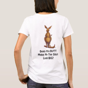 Kangaroo Front and Back T-Shirts
