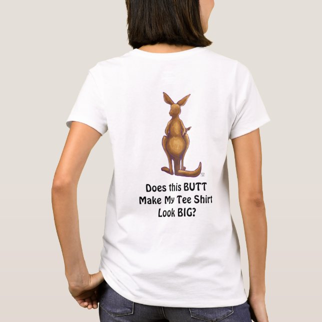Kangaroo Front and Back T-Shirts (Baksida)