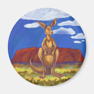 Kangaroo-gåvor och tillbehör magnet