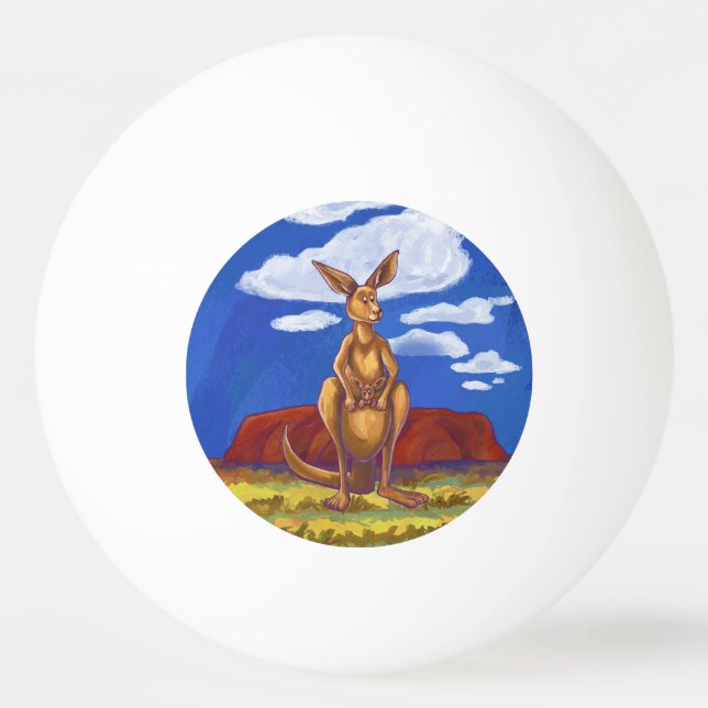 Kangaroo-gåvor och tillbehör pingisboll (Framsidan)