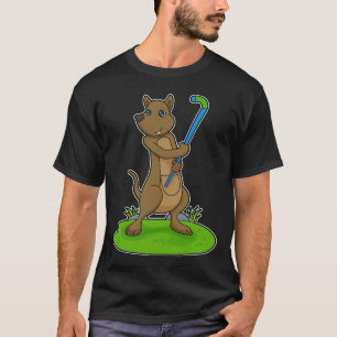 Kangaroo Hockey Hockey stick T Shirt