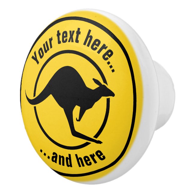 Kangaroo Icon Knopp (Höger)