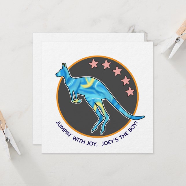 kangaroo inbjudningar (Fram/Back In Situ)