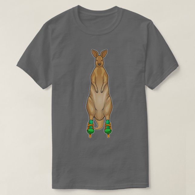 Kangaroo Inline rockor T Shirt (Design framsida)