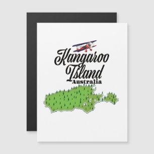Kangaroo Island Australien karta