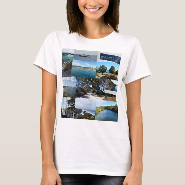 Kangaroo Island, Australien, Photo Collage T Shirt (Framsida)