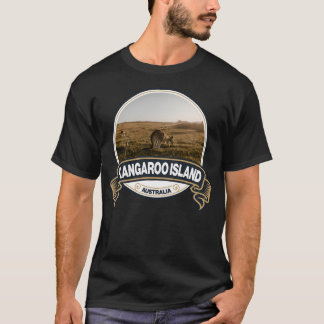 Kangaroo Island Australien Travel Badge T Shirt