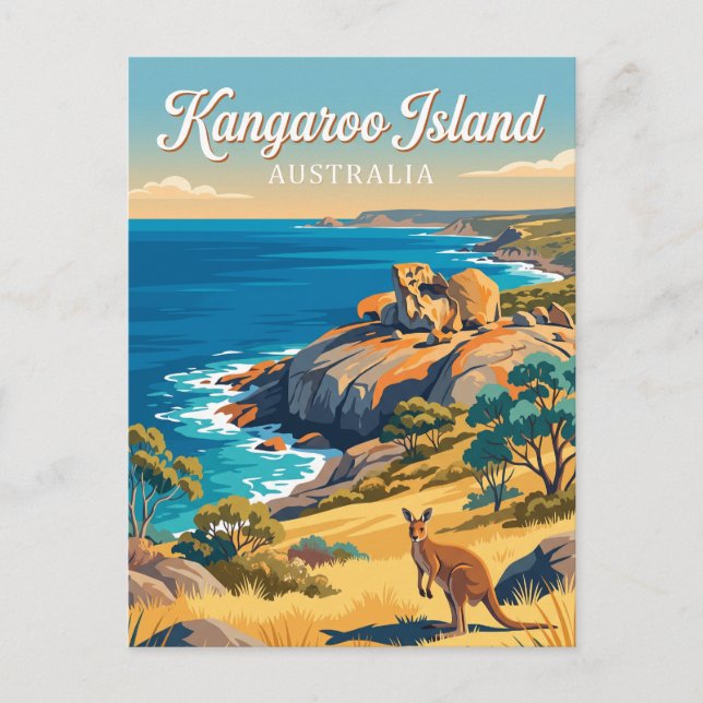 Kangaroo Island Australien Vykort (Framsida)