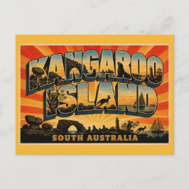 Kangaroo Island South Australia Wildlife Paradise Vykort