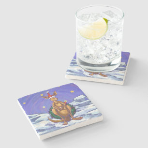 Kangaroo jul Starry Night Stenunderlägg