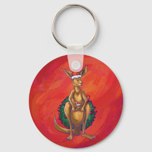 Kangaroo Julafton på Red Nyckelring