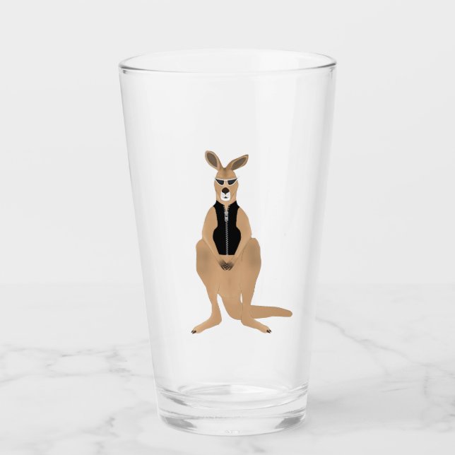 Kangaroo Kool Glass Glaskopp (Framsida)