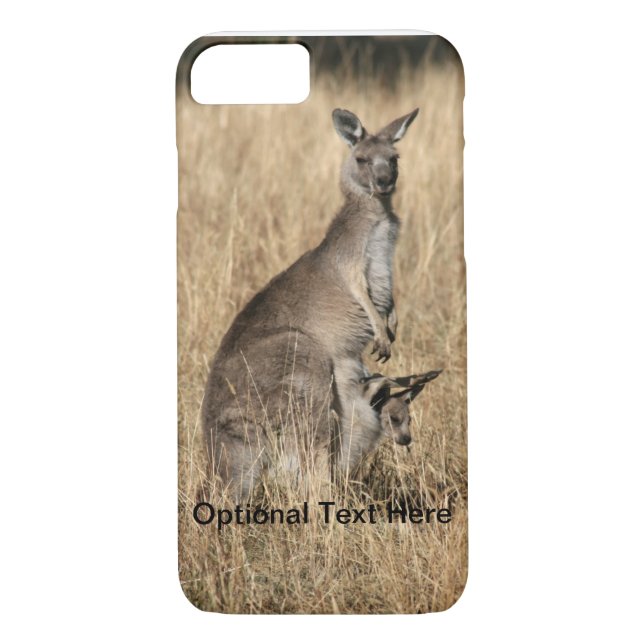 Kangaroo med Baby Joey in Pouch Case-Mate iPhone Skal (Baksida)