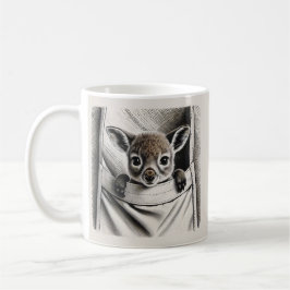Kangaroo Mugg, Cute Baby Joey Design Kaffemugg