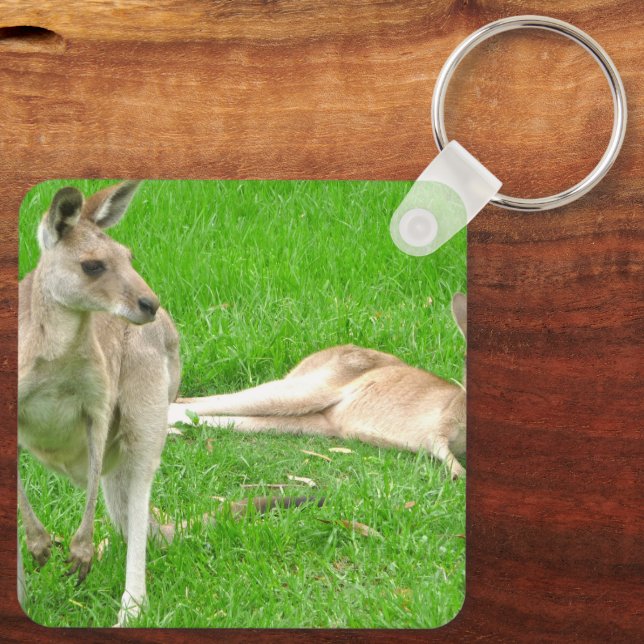 Kangaroo-nyckelkedja Nyckelring (Baksida)