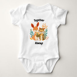 Kangaroo och Tiger - Cute Animals T Shirt