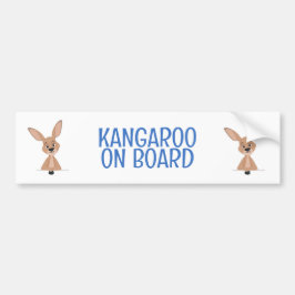 Kangaroo ombord Australien Bildekal
