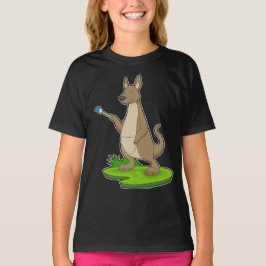 Kangaroo Painting Paint-pensel T Shirt