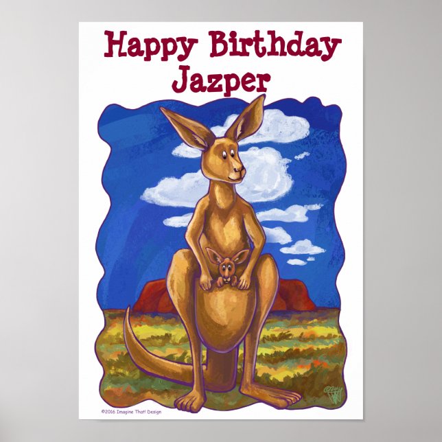 Kangaroo Party Centre Poster (Framsidan)