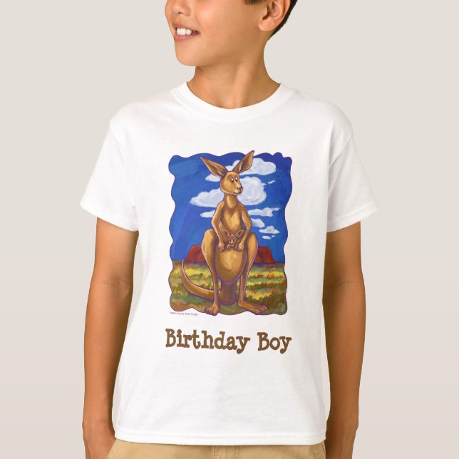 Kangaroo Party Centre Tee Shirt (Framsida)
