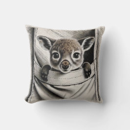 Kangaroo Pillow, Cute Baby Joey Design Kudde