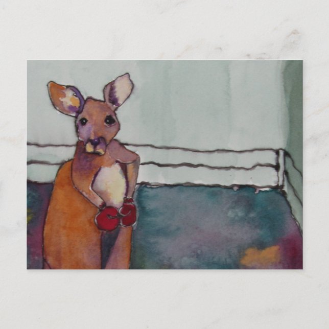 KANGAROO POSTKORT VYKORT (Framsida)