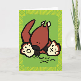 Kangaroo Puzzle Greeting Card Kort