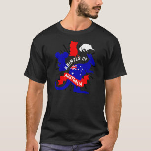 Kangaroo Quokka Sugar Glider Koala djur av aust T Shirt