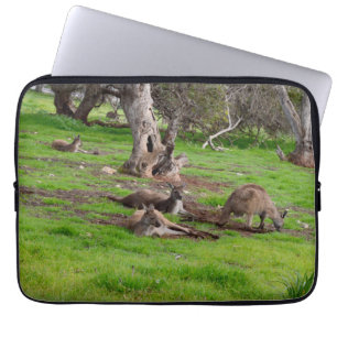 Kangaroo Siesta Time Laptop Sleeve