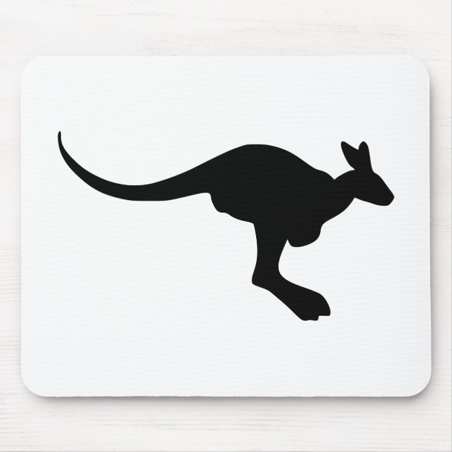 Kangaroo Silhouette Musmatta (Framsidan)