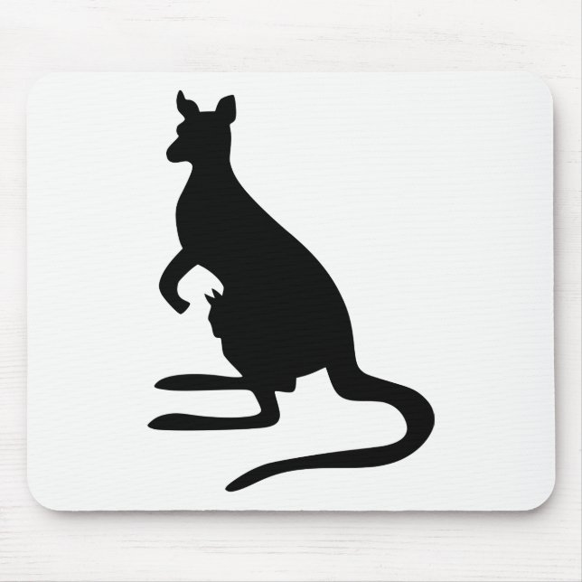 Kangaroo Silhouette Musmatta (Framsidan)