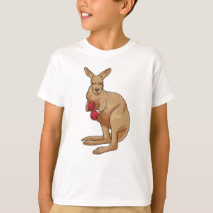 Kangaroo som Boxer med Boxinghandskar T Shirt
