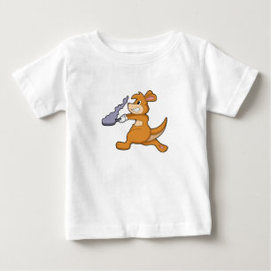 Kangaroo som Cook med Pan T Shirt