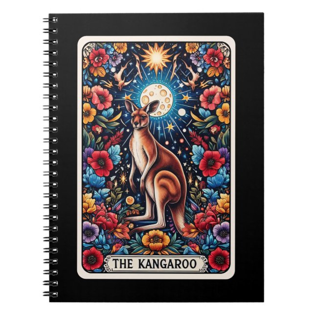 Kangaroo Spirit Tarot Card - bärbar dator Anteckningsbok (Framsidan)