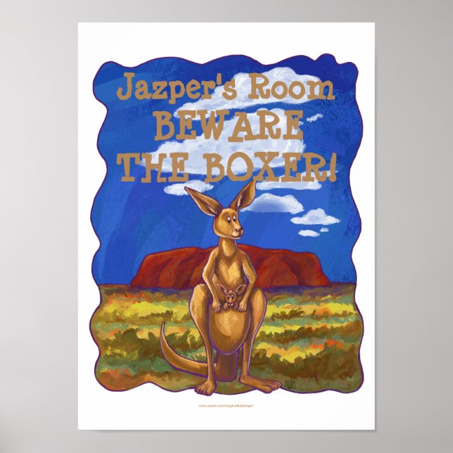 Kangaroo Stationery Poster (Framsidan)