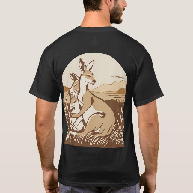Kangaroo T Shirt (Baksida)