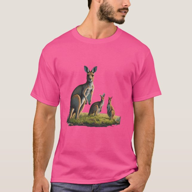 kangaroo t shirt (Framsida)